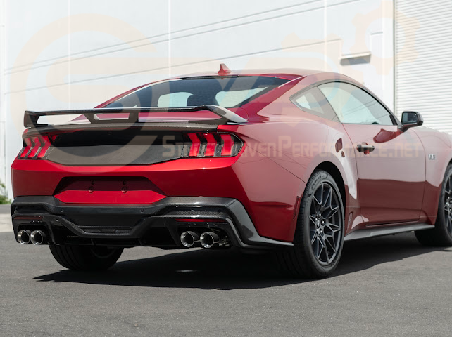 2024-UP FORD MUSTANG S650 | CARBON FIBER REAR TRUNK PANEL COVER TRIM